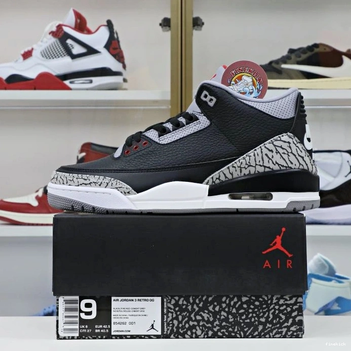 blackcement 3 2018（854262-001） Air  Jordan Jordan retro 1023